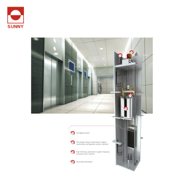 High Speed Lift Energy Saving in Small Machine Rooms with Compact Structure