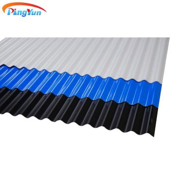 Multilayer plastic pvc corrugated roof sheet for warehouse