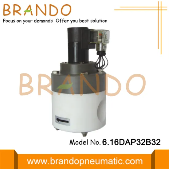 DN32 1 1/4'' Anti Corrosion PTFE Solenoid Valve 24V 110V