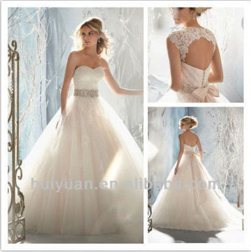 2013 newest keyhole backless wedding gown