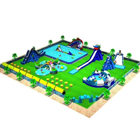 Playground easy moving inflatable water park for summer