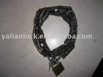 Iron chain padlock
