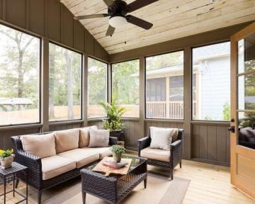 Custom Villa Aluminum AlloyGlassSunrooms