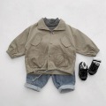 Boys' Silhouette Long-Sleeved Jacket Casual Tops