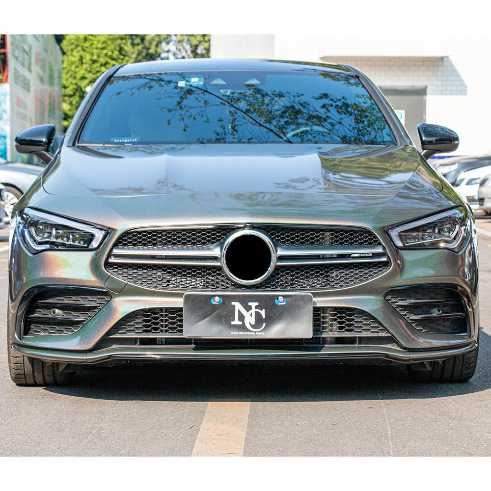 Iridecence laser Grey Car Wrapping