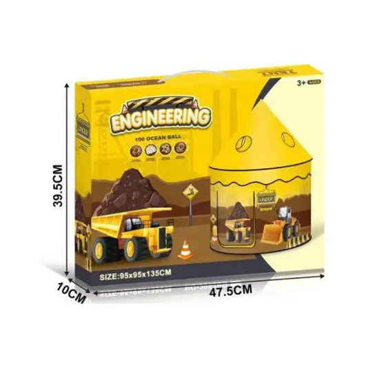 Hot Sale Foldable Portable Castle Tent with 100PCS Ocean Balls