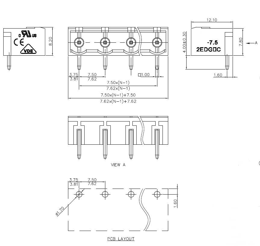 Pcb Power Connectors