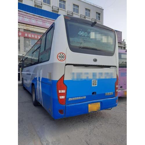 Tahun 2014 menggunakan bus yutong coach 45 kursi