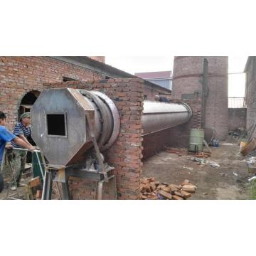 External heat drum type drying furnace