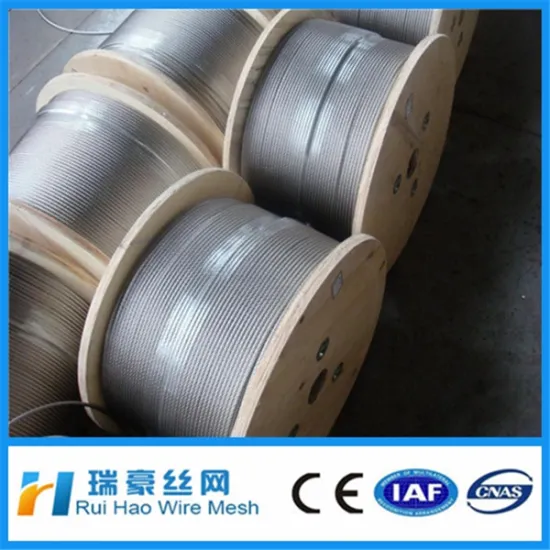 6*24+7FC steel wire rope for fishing
