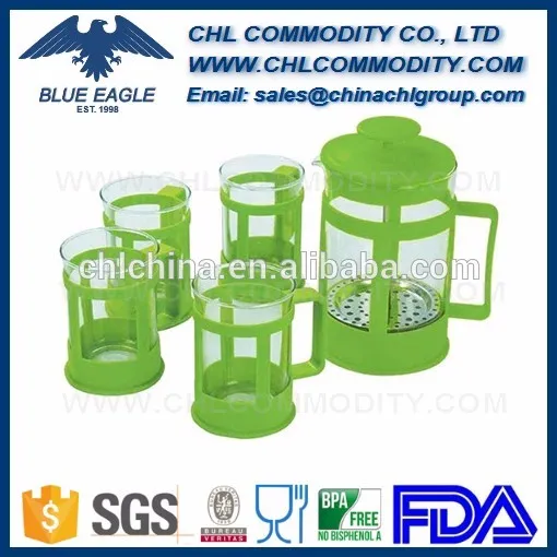 Tableware high borosilicate glass coffee tea pot