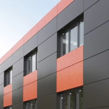 Pannelli in alluminio a nido d'ape per edifici di fabbrica: pannelli compositi a parete isolati con vari colori del design