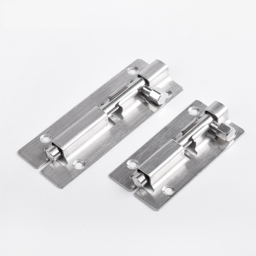 Chrome Brass Stainless Steel Door Barrel Bolt - Small to Large Slide Flush Surface Polished Security Lock