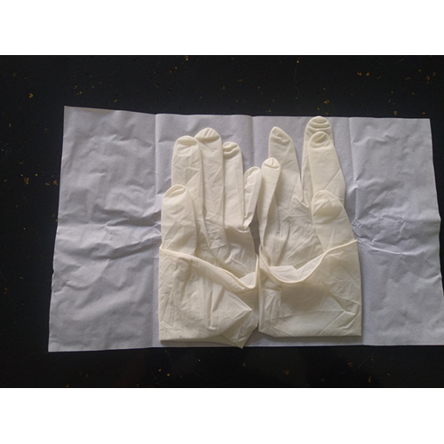 Guantes desechables de examen médico de goma