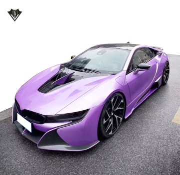 BMW I8 Serat Karbon Depan Lip