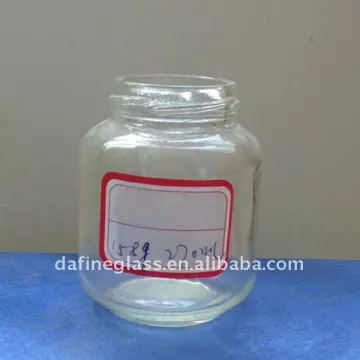 270ml glass bottle for food preserved and 9 oz glass jar for jam, candy, pickle