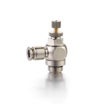 Brass Push Fittings Flow Control Valve