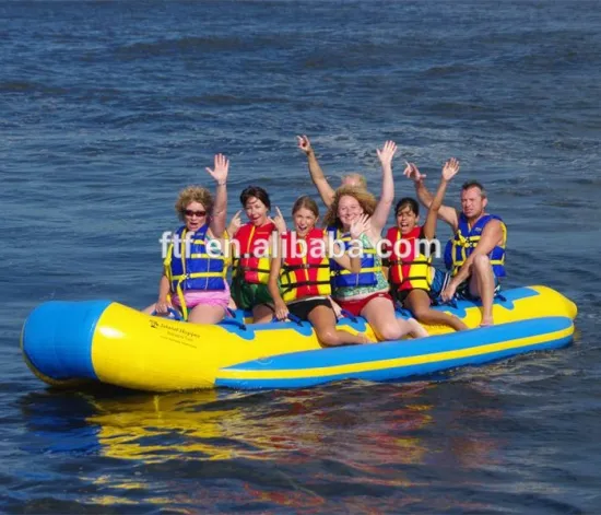 2014 hot sale custom pvc double banana inflatable boat for water game,Inflatable Banana Boat
