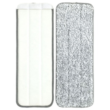 Grey Microfiber Mop Head Refill for Squeeze Flat Mop - Cleaning Supplies