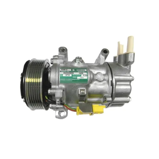 Sanden Auto Compressor 6V12 Clutch 6PK for Peugeot 206/307, BIPPER, Fiat FIORINO, Citroen C3