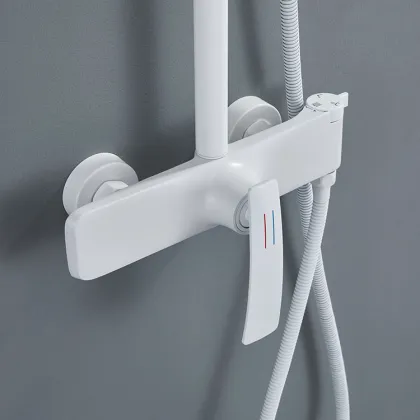 Bath & Shower Faucets with Shower Steamer and Body Fizzy Sets in Brass