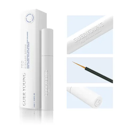 Hyaluronic Acid Lash and Brow Growth Serum: 6ml Wholesale Natural Eyelash Growth Serum with Free Samples