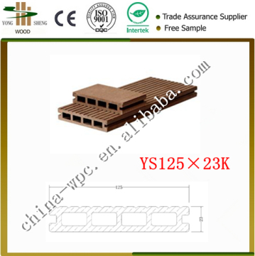 Outdoor wood composite decking portable flooring system