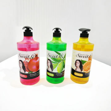 1380 ml Piel hidratante Limpieza profunda ácido hialurónico Clarificador de gel de ducha de lavado de carrocería perfumada