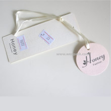 printed clothes hang tag