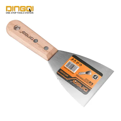 DingQi Scrapper Putty Knife with Wood Handle