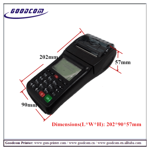 Newest Item Handheld Receipt Printer SMS/GPRS/Wifi Communication Ways for Connection