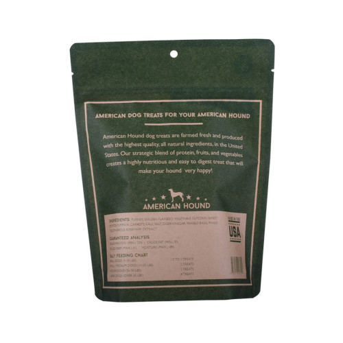 Recyclable Stand Up Pouch Bag For Pet Dog Food Package With Custom Printing