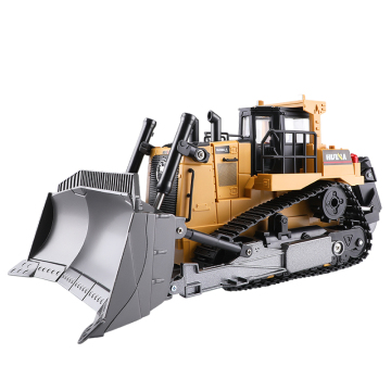 Hot Sale Huina 1:16 9-Channel Alloy RC Bulldozer and Wheel Loader Construction Cars Model