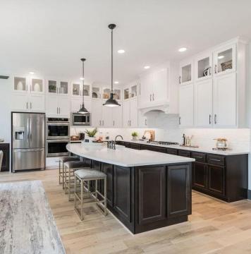 Best Price Marble Stone Kitchen Counter with Sink and Luxury Wooden Kitchen Island Table
