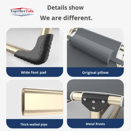 Single Person Nap Metal Frame Folding Adult Bed