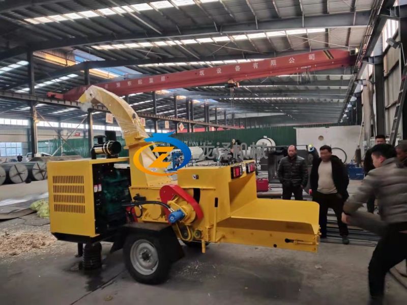 CE diesel wood chipper shredder