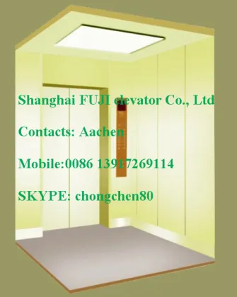 Shanghai FUJI Hairline steel stainless passenger elevator