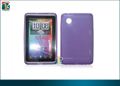 7 Inch Smart Slim Tpu Tablet Protective Case / Stand Pu Cover For Htc Flyer