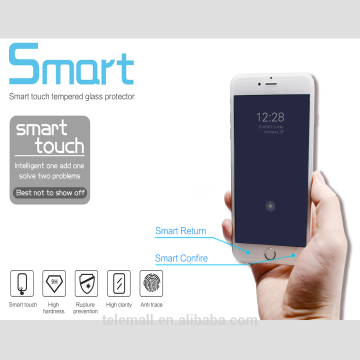 NEW!!!Smart Glass Intelligent tempered glass screen protector with return button and confirm button