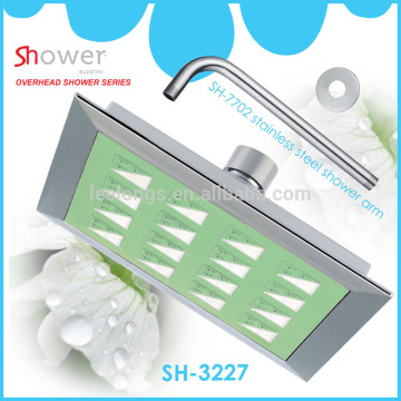 Leelongs Chrome Bathroom ABS Rain Head Shower Set