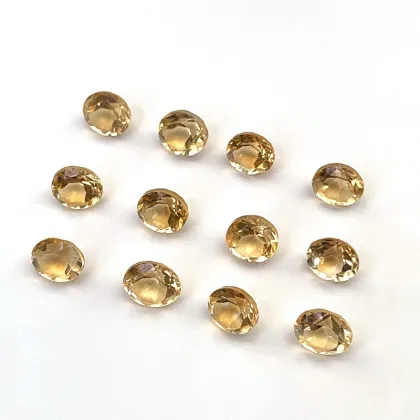 Yellow Crystal Mix Shape Loose Semi Precious Gemstones