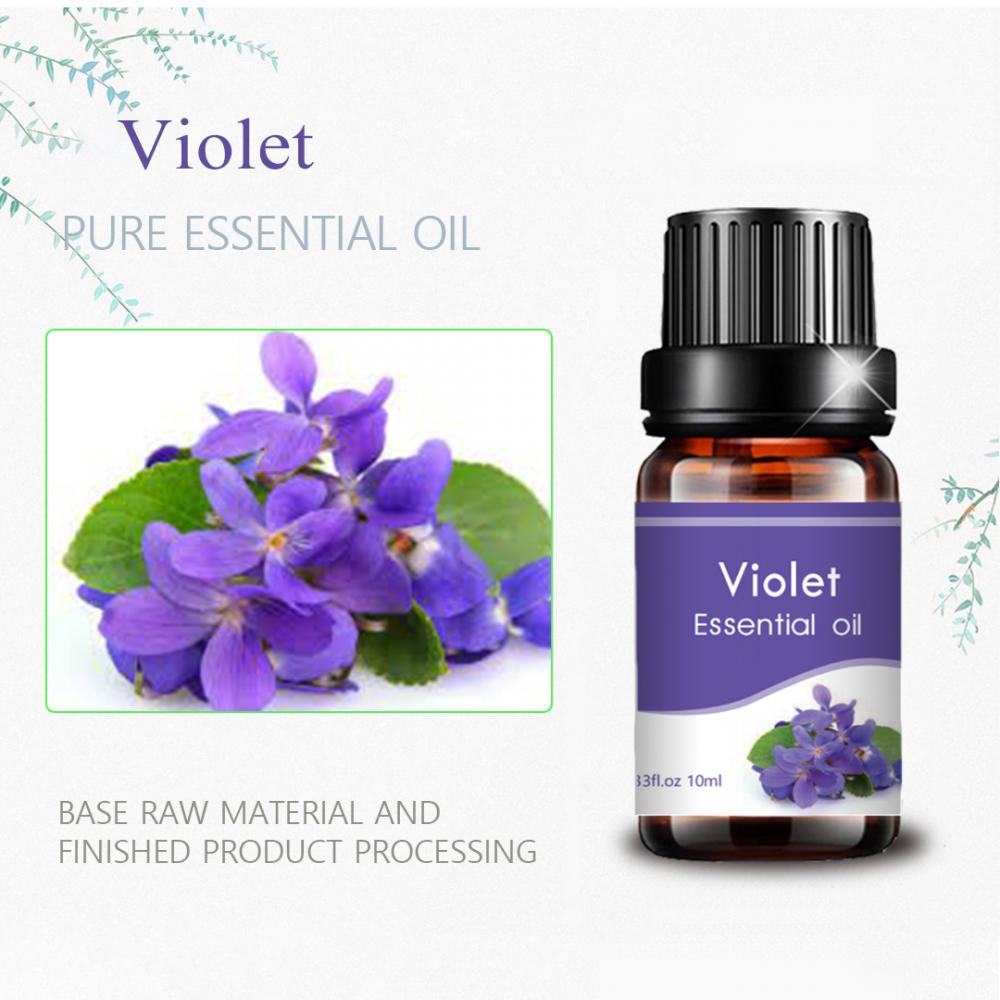 Étiquette privée en vrac de 10 ml thérapeutique Arôme d&#39;huile violet