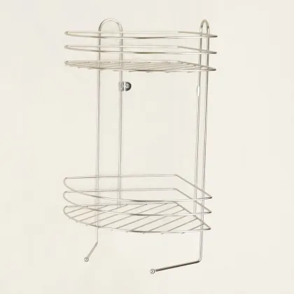 High Quality Brand 2 Tier Hanging Stainless Steel Basket