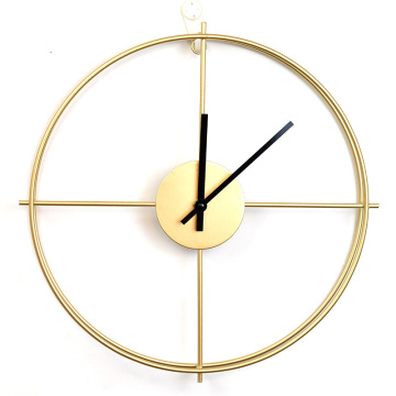 Modern Simple Round Iron Mute Wall Clock