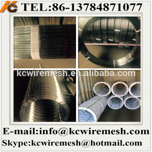 Elliptical section galvanized steel wire for Brazil/Paraguay/Uruguay market.