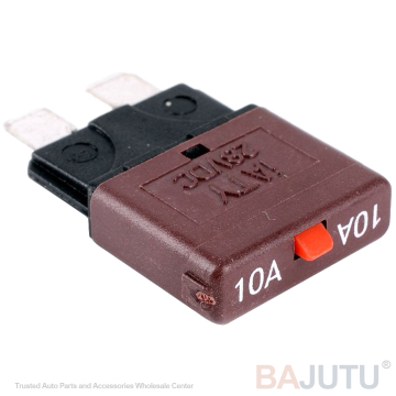 Bajutu: Reset manual Fius Circuit Breaker Rendah Profil ATC Fuse Breakers 10A untuk 12V 24V DC Car Boat RV Auto Marine Truck