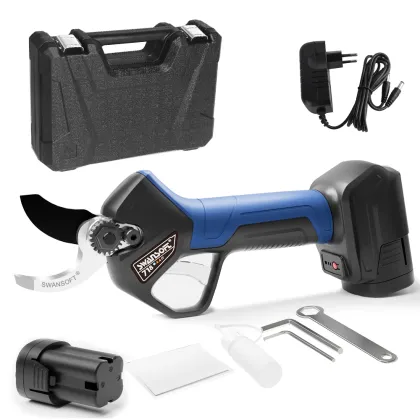 Cordless Electric Pruning Shears 28mm Rechargeable Garden Scissors