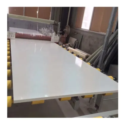 Customized Pure White Quartz Stone Slabs for Countertops and Vanity Tops