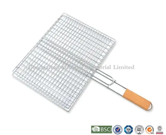 Professional bbq tools grill basket for wholesales