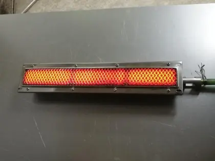quemador de gas barbecue infrared heater for shawarma grill machine